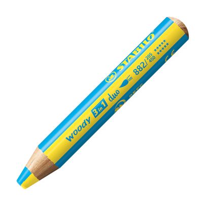 Stabilo Woody 882 - Duo Yellow/Cyan