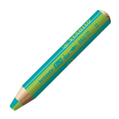 Stabilo Woody 882 - Duo TURQ/LTGRE