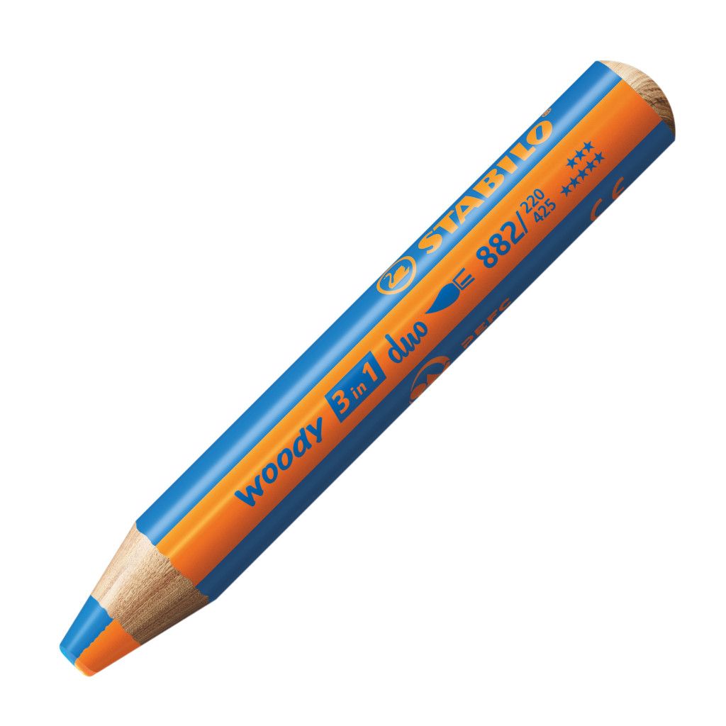 Stabilo Woody 882 - Duo ORA/BLU