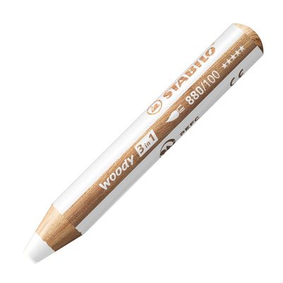 Stabilo Woody 880- EXTRA-THICK WHITE