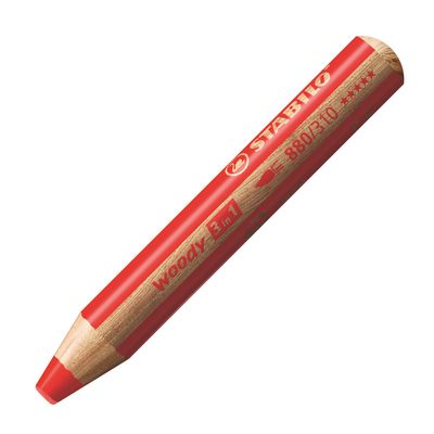 Stabilo Woody 880- EXTRA-THICK RED