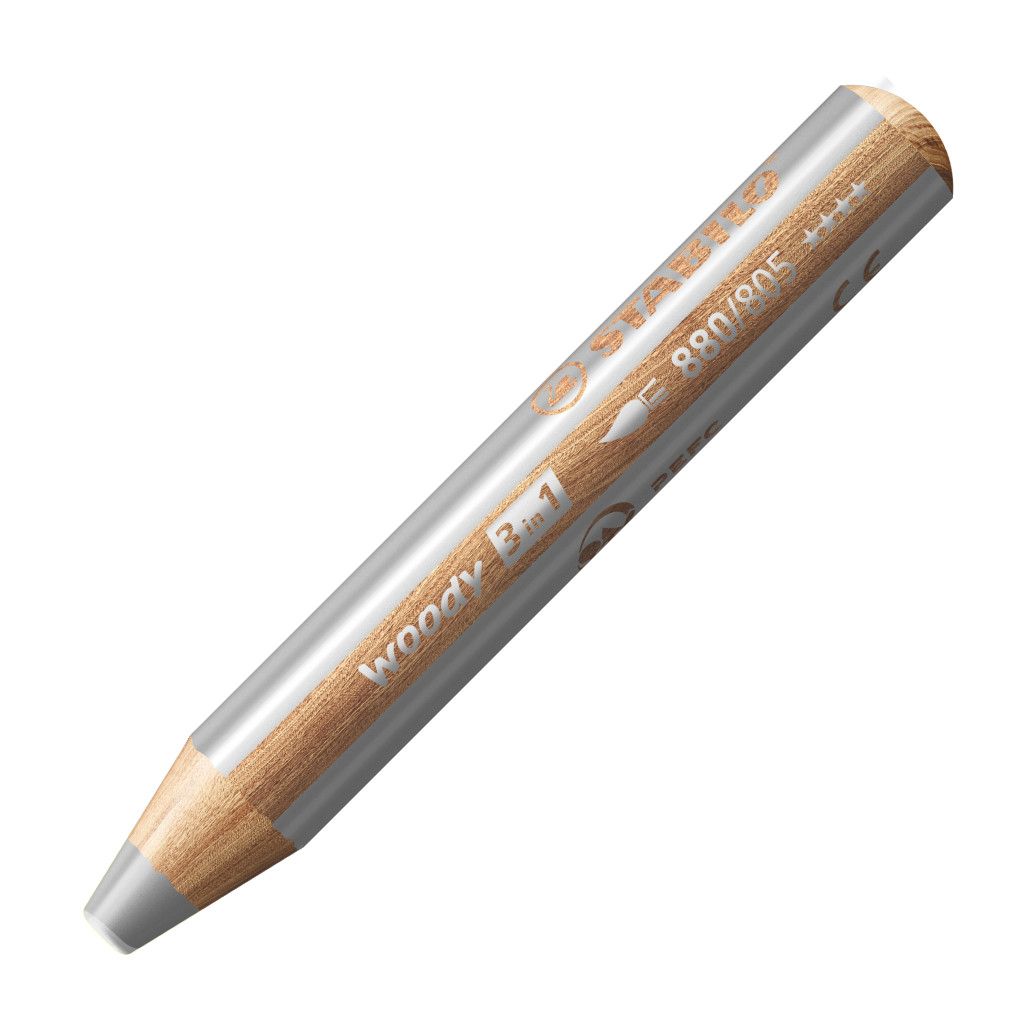 Stabilo Woody 880- SILVER AQUARELLABLE