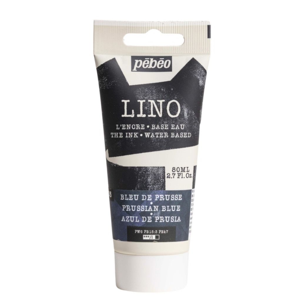 PEBEO LINOCUT INK 80ML PRUSSIAN BLUE