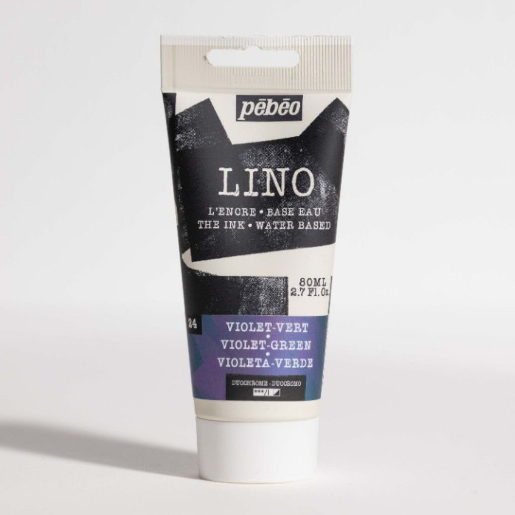 PEBEO LINOCUT INK 80ML DUO PURPLE-GRE