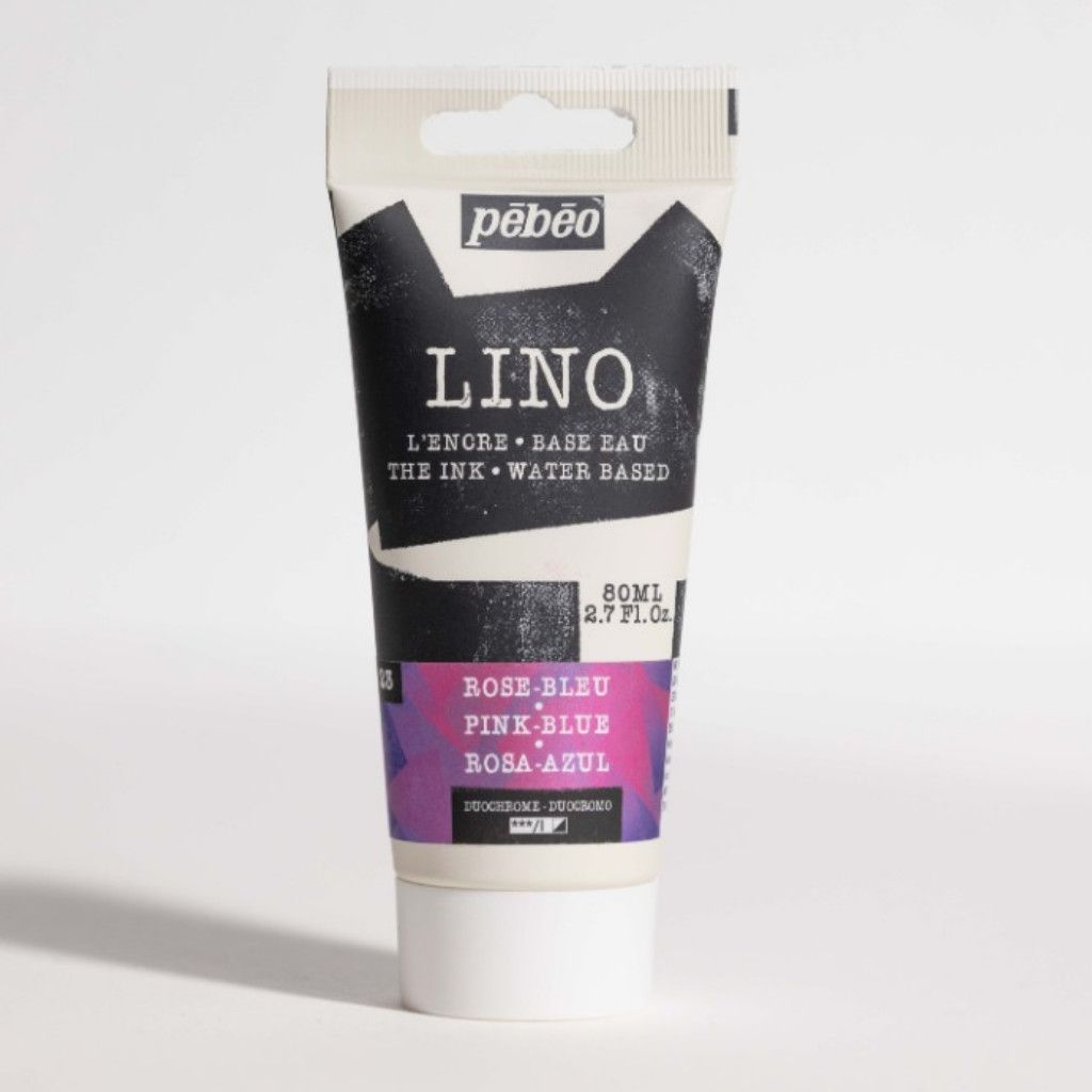 PEBEO LINOCUT INK 80ML DUOC PINK-BLUE