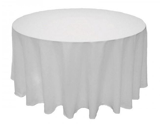 Nappe ronde BLANCHE 220cm