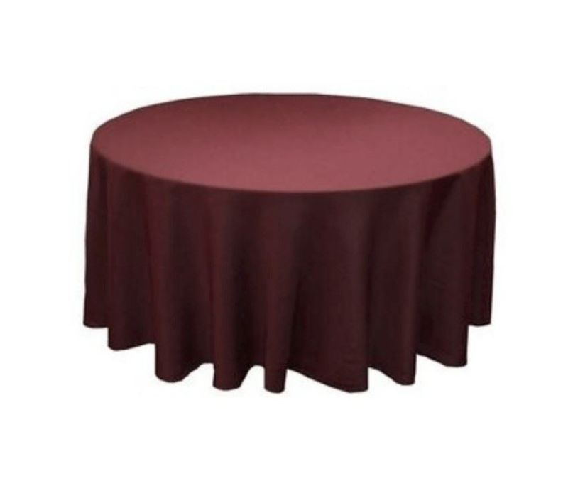 Nappe ronde BORDEAU 220cm