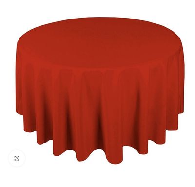 Nappe ronde ROUGE 220cm Nappe ronde ROUGE 220cm