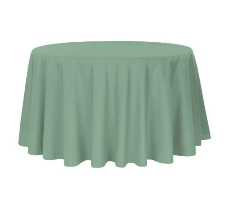 Nappe ronde VERT D'EAU 220cm