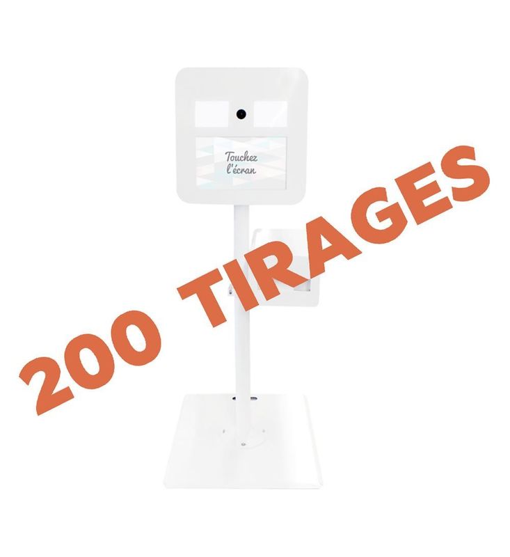 Borne à selfie 200 Tirages