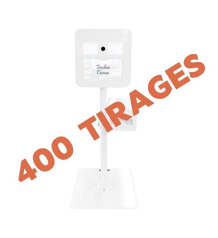 Borne à selfie 400 Tirages