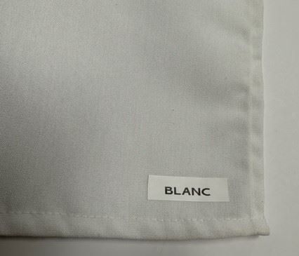 Serviette de table blanche