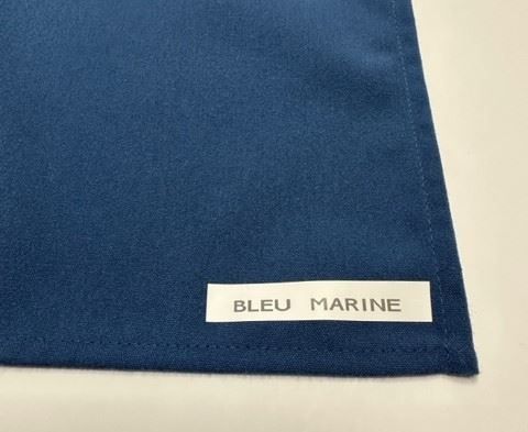 Serviette de table BLEU MARINE