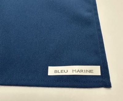 Serviette de table BLEU MARINE