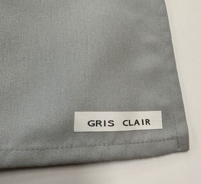 Serviette de table GRIS CLAIRE Serviette de table GRIS CLAIRE