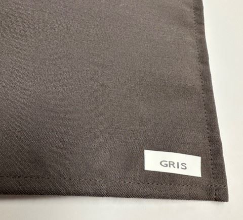 Serviette de table GRIS FONCE
