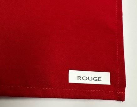 Serviette de table ROUGE