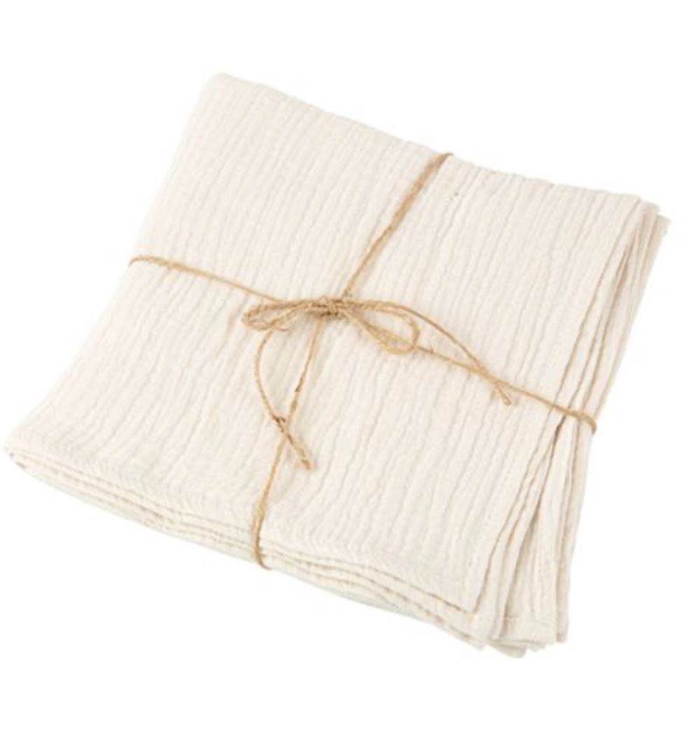 Serviette Gaze de coton CREME