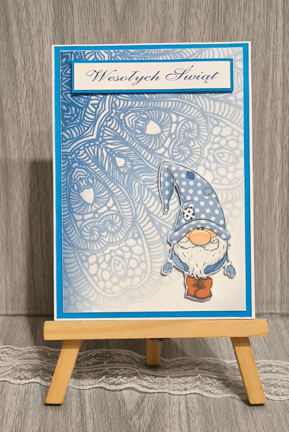 „Kartka świąteczna &quot;Krasnalowe święta”