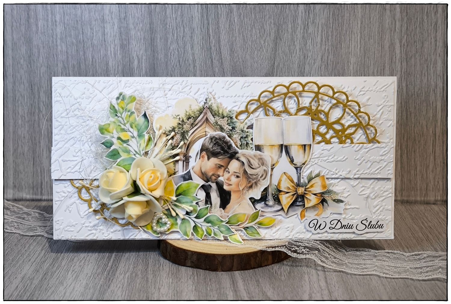 Kartka ślubna &quot;Szczęśliwa Para&quot;