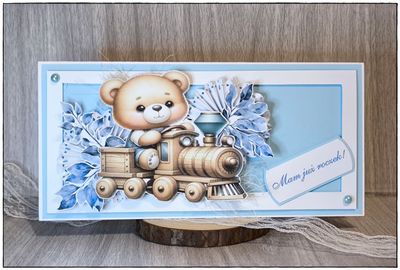 Kartka na roczek &quot;Mały odkrywca&quot;