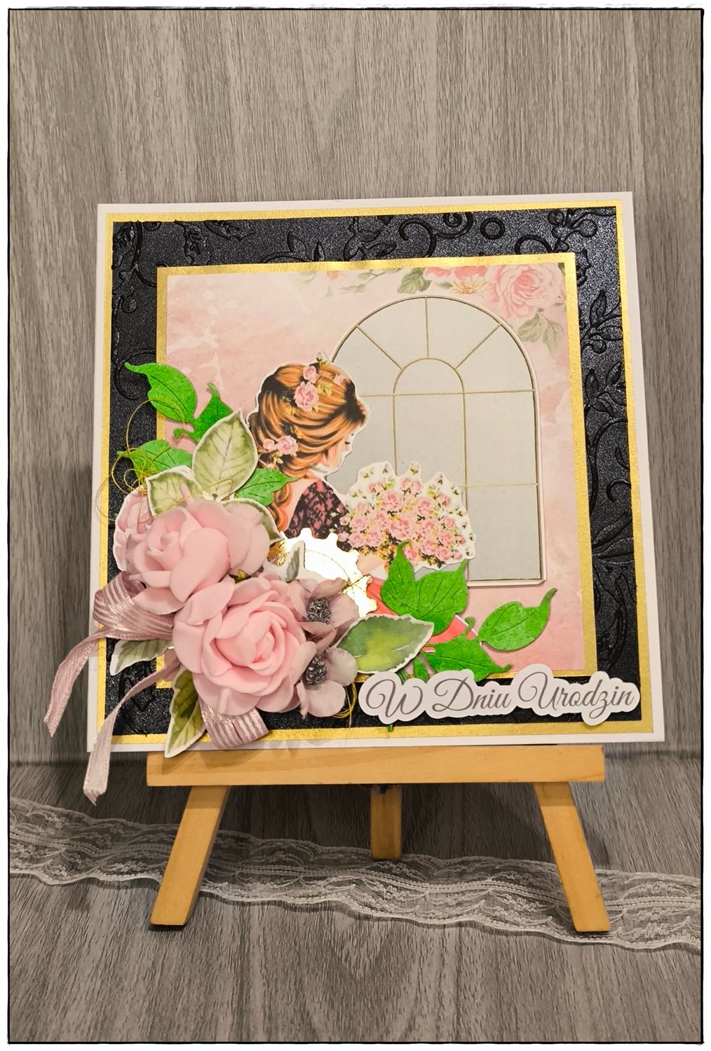 Kartka &quot;Urocza nastolatka&quot;