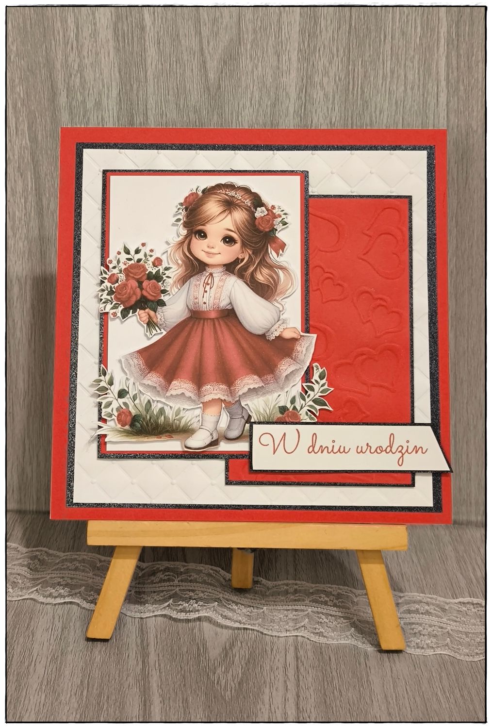 Kartka urodzinowa &quot;Słodka jak cukierek”