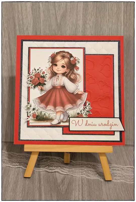 Kartka urodzinowa &quot;Słodka jak cukierek”