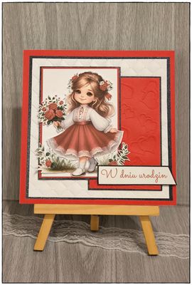 Kartka urodzinowa &quot;Słodka jak cukierek”