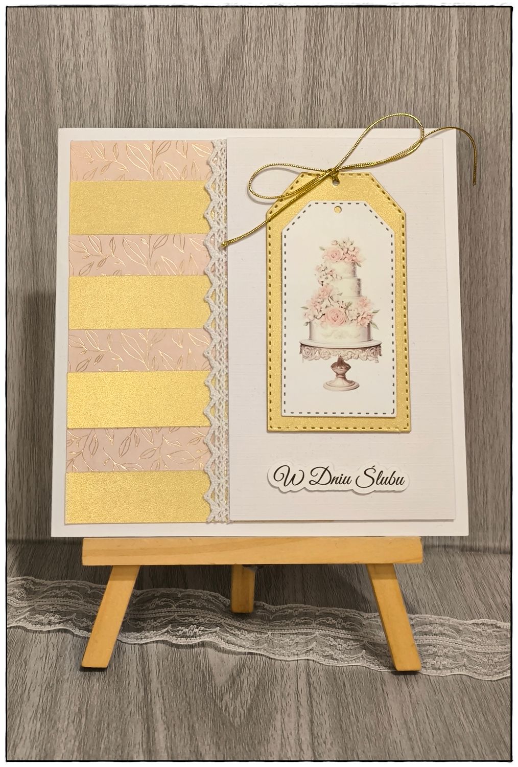 Kartka Ślubna &quot;Piękno w prostocie&quot;