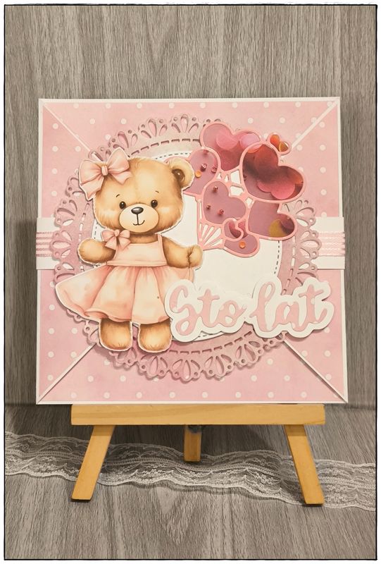 Kartka dziewczęca &quot;Urodzinowy balonik”