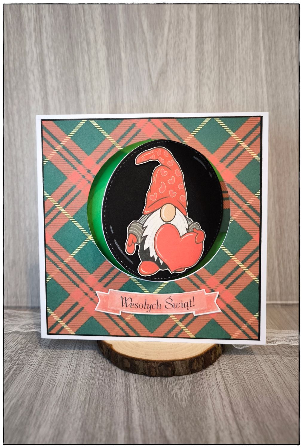 Kartka świąteczna &quot;Krasnalowe love&quot;