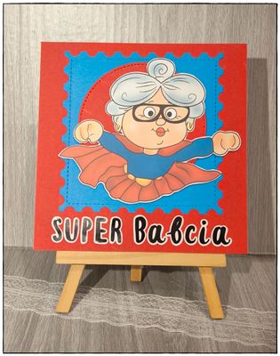 Kartka Okolicznościowa "Super Babcia"