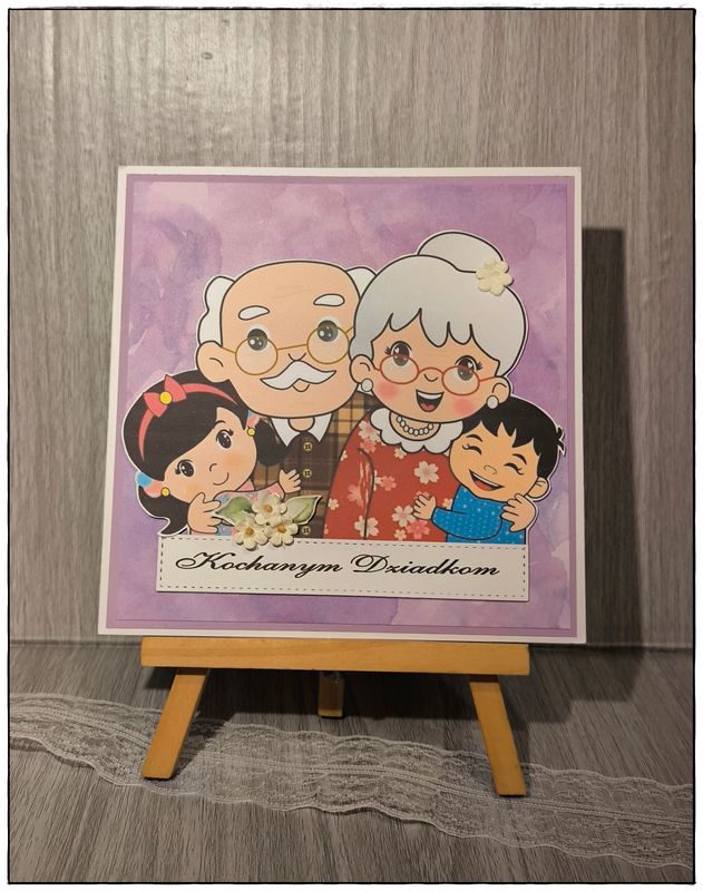 Kartka okolicznościowa "Kochanym Dziadkom"