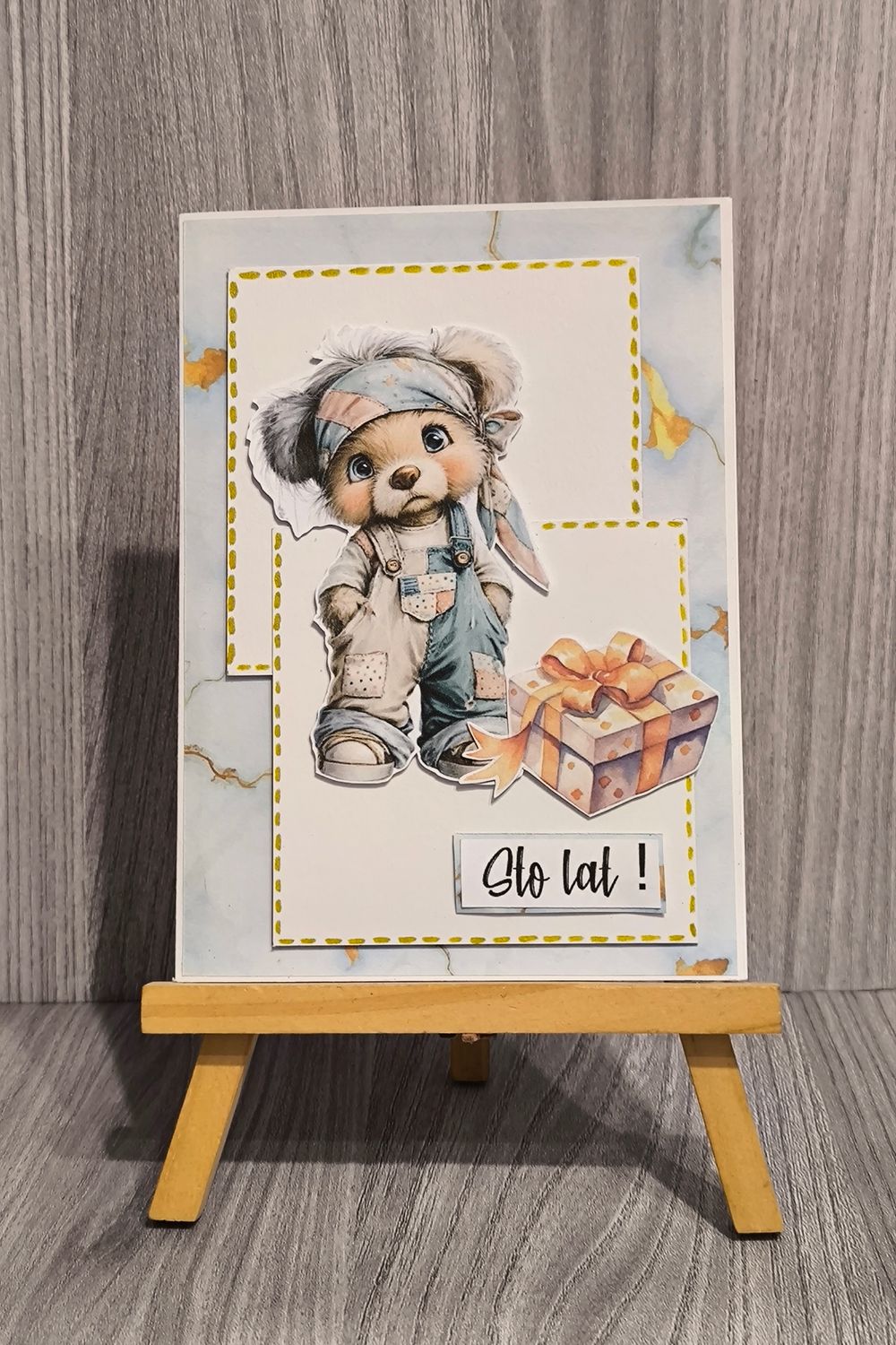 Kartka urodzinowa "Sto lat”