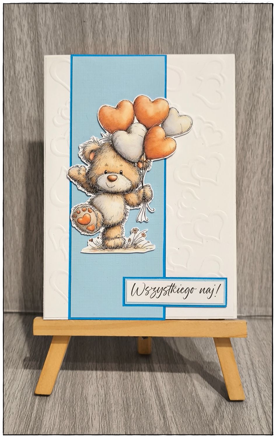 Kartka okolicznościowa "Wszystkiego naj!"