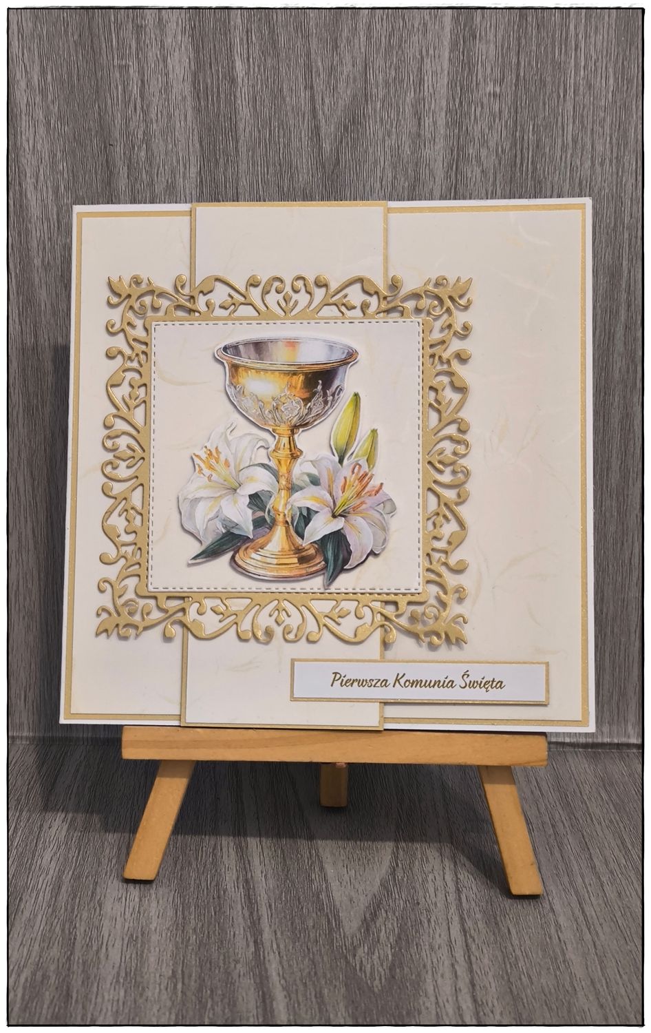 Kartka komunijna "Kielich"