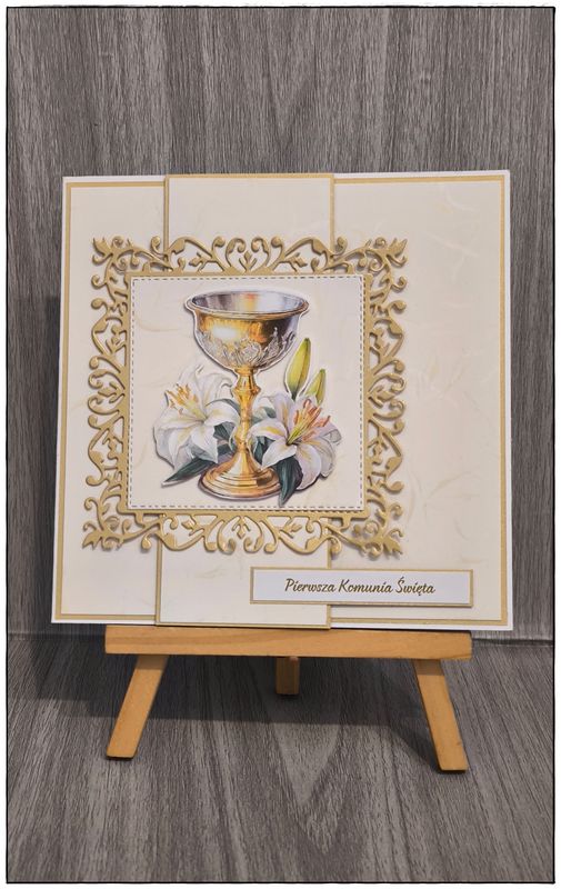 Kartka komunijna "Kielich"