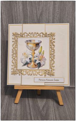 Kartka komunijna "Kielich"