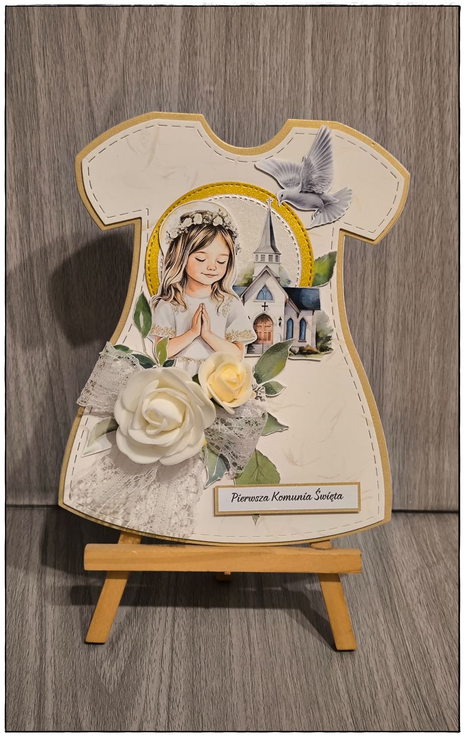 Kartka komunijna "Sukienka 1"