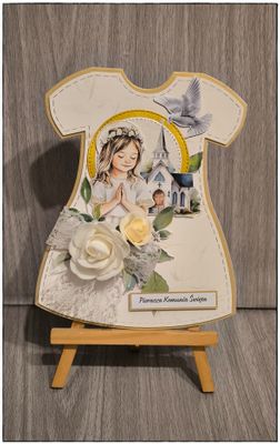 Kartka komunijna "Sukienka 1"