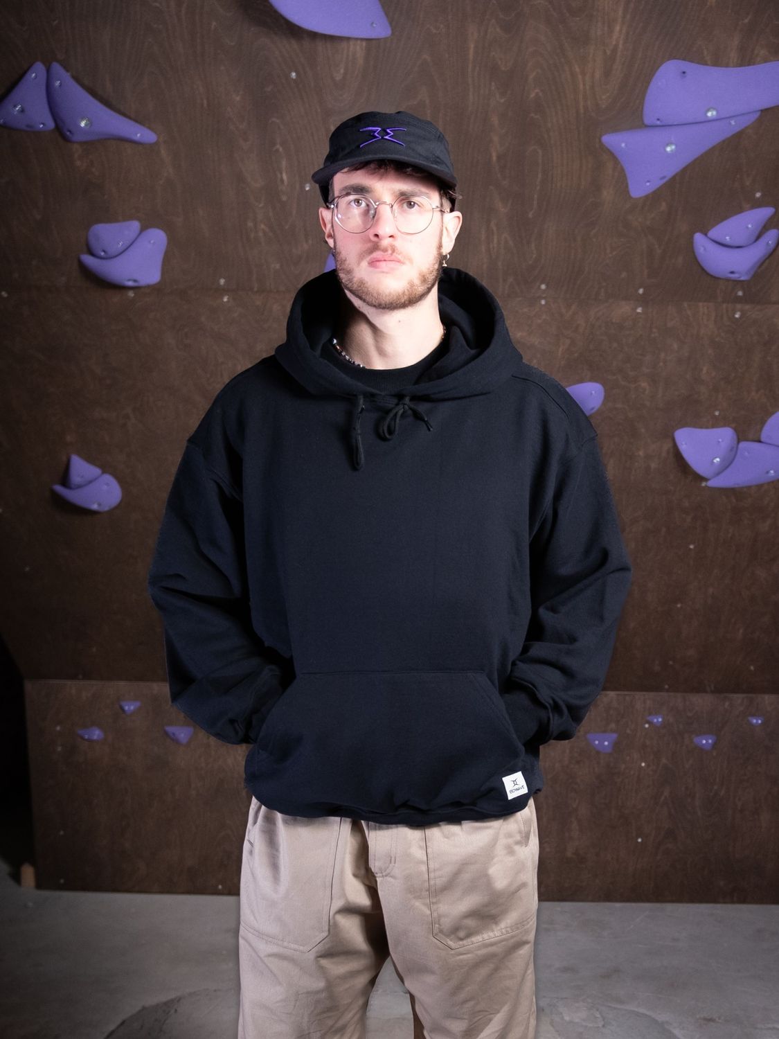 HEAVY HOODIE OVERSIZED UNISEX BLACK