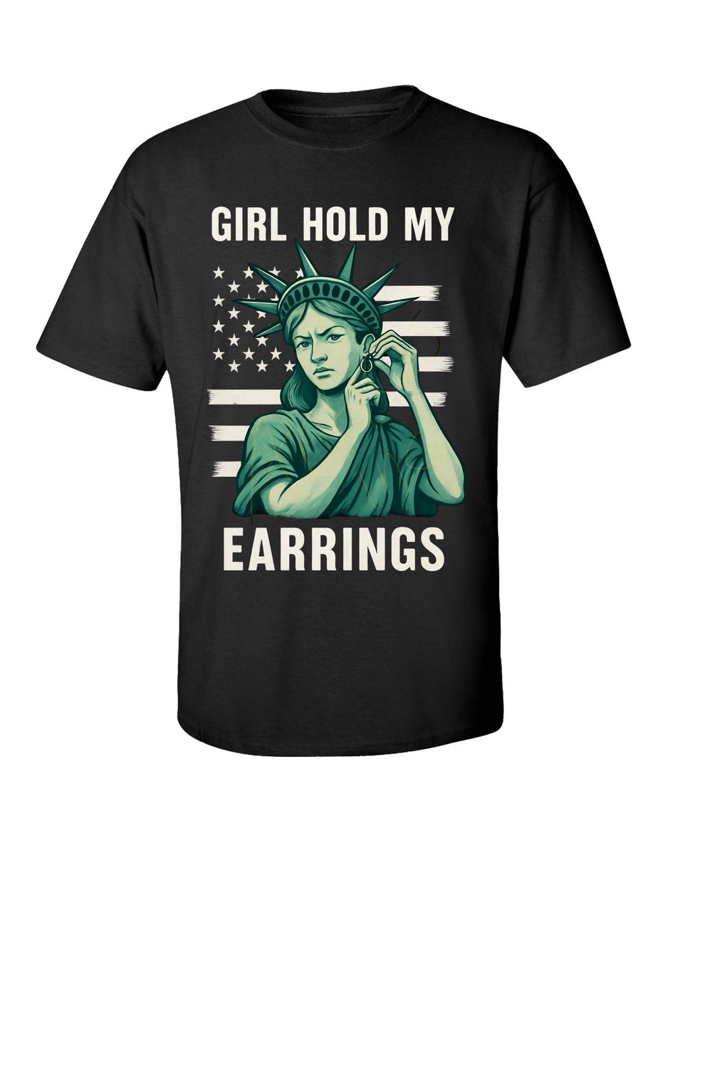 Liberty “hold my earrings”