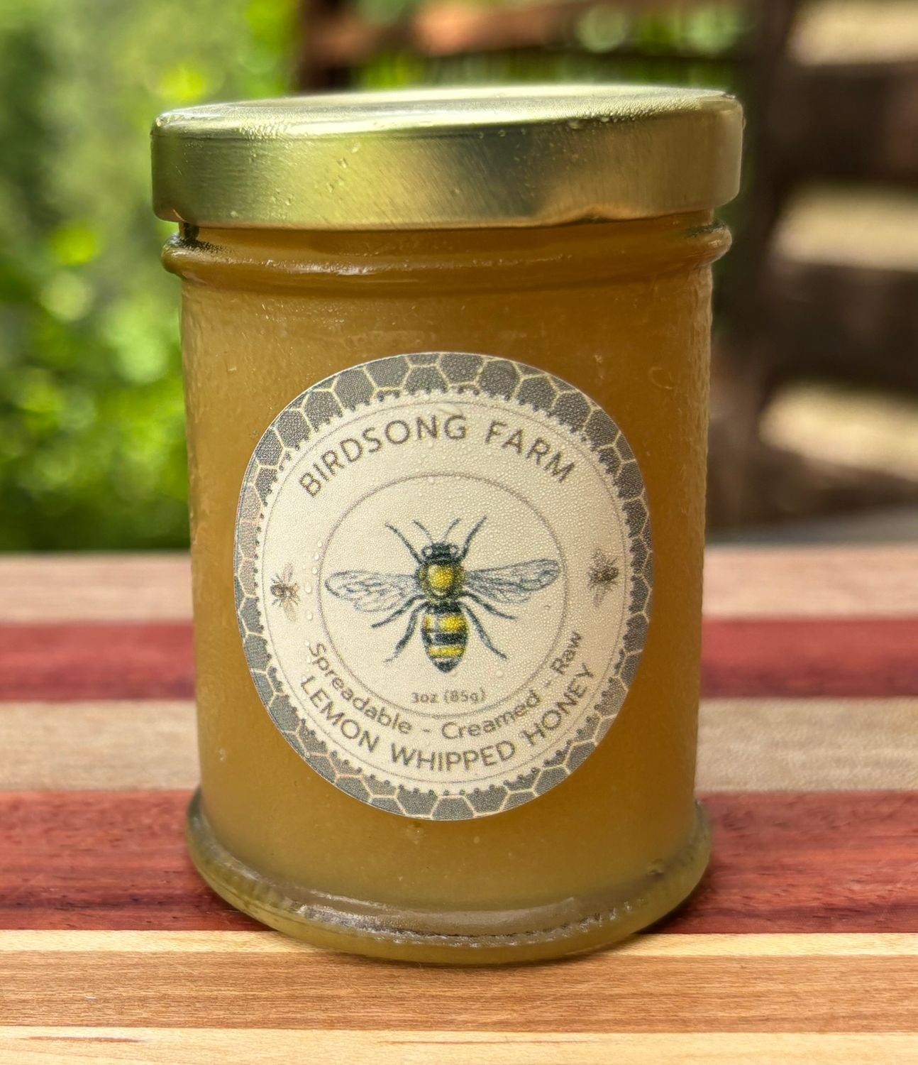 Lemon Whipped Honey - 3 ounce Jar