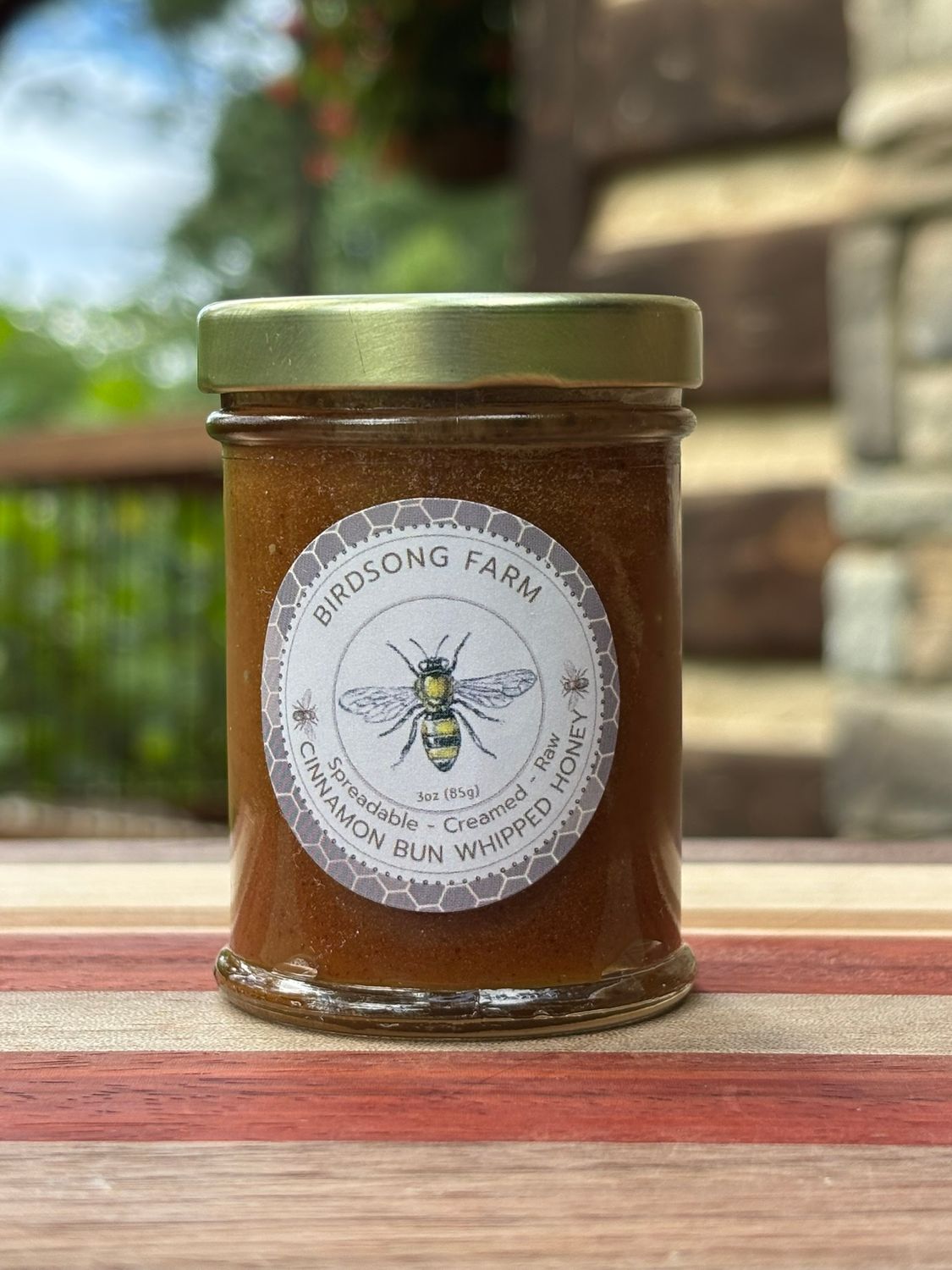 Cinnamon Bun Whipped Honey - 3 ounce Jar