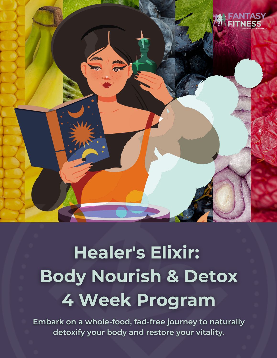 Healer&#39;s Elixir: Body Nourish &amp; Detox 4 Week Program (With Recipe Packs)  PDFs