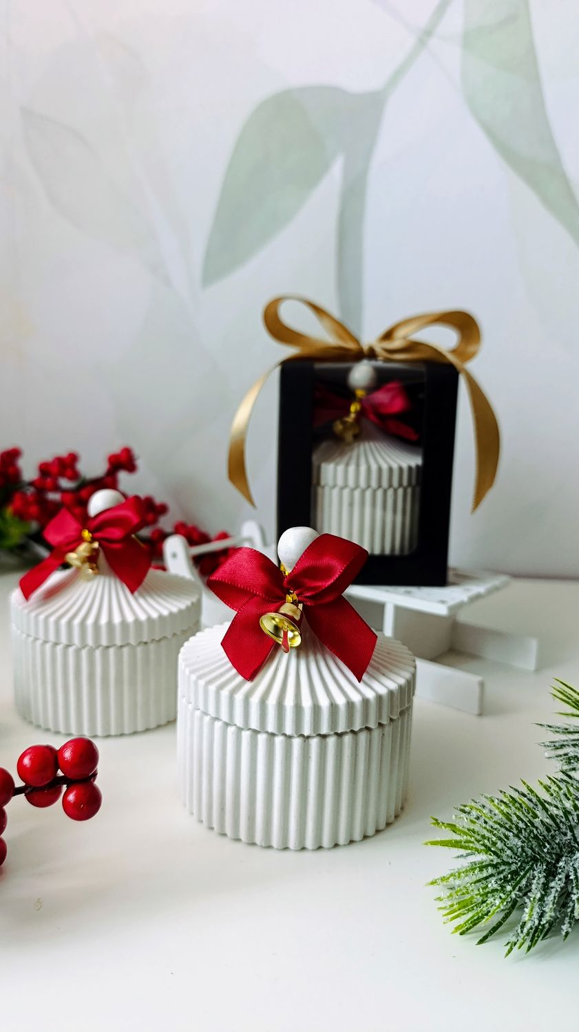 Świeca Sojowa w Szkatułce &quot;Świąteczny Dzwonek&quot;