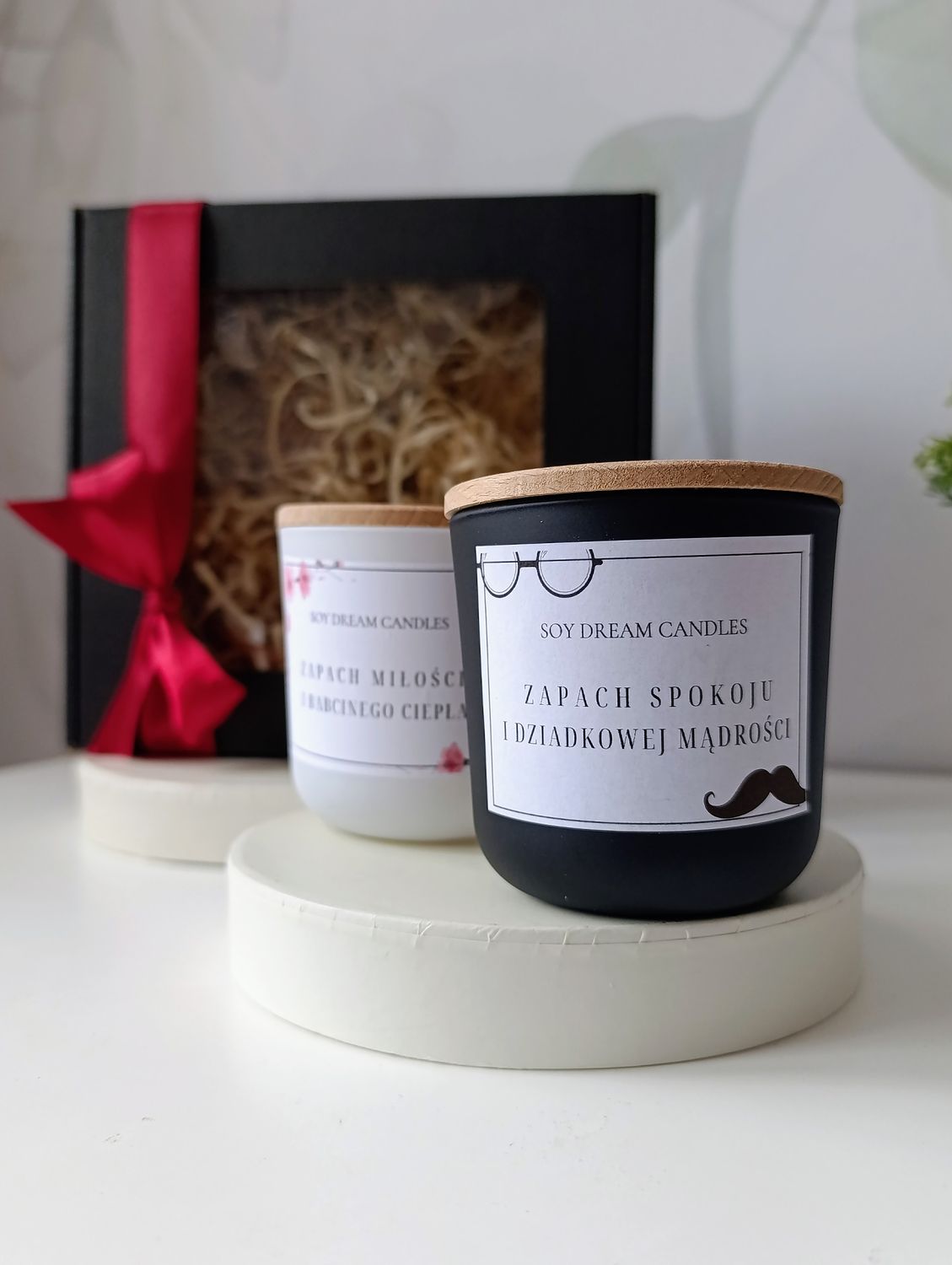 Świece sojowe 2 x 200 ml dla Babci i Dziadka