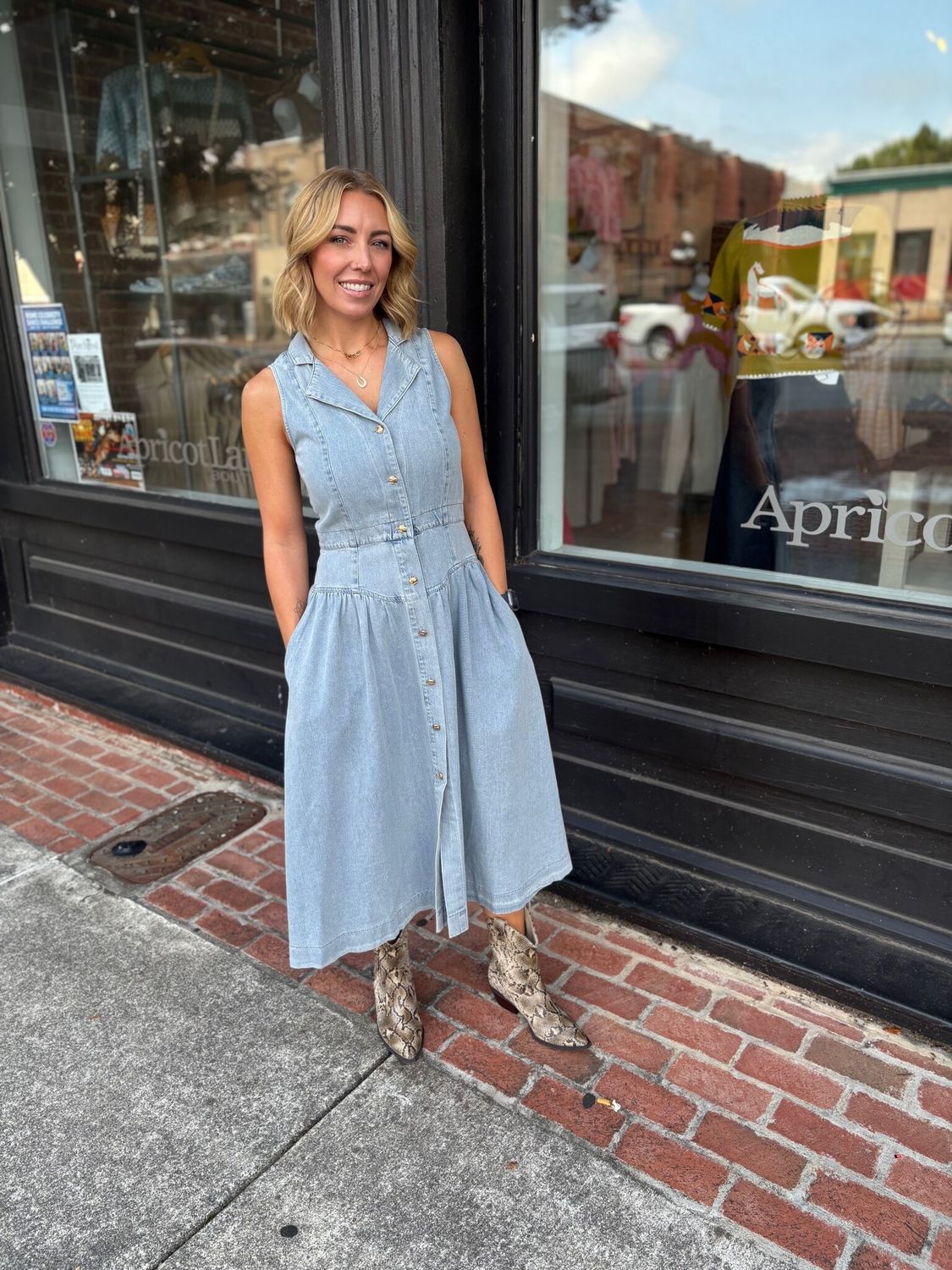 80&#39;S MAXI SHIRT MIDI DRESS