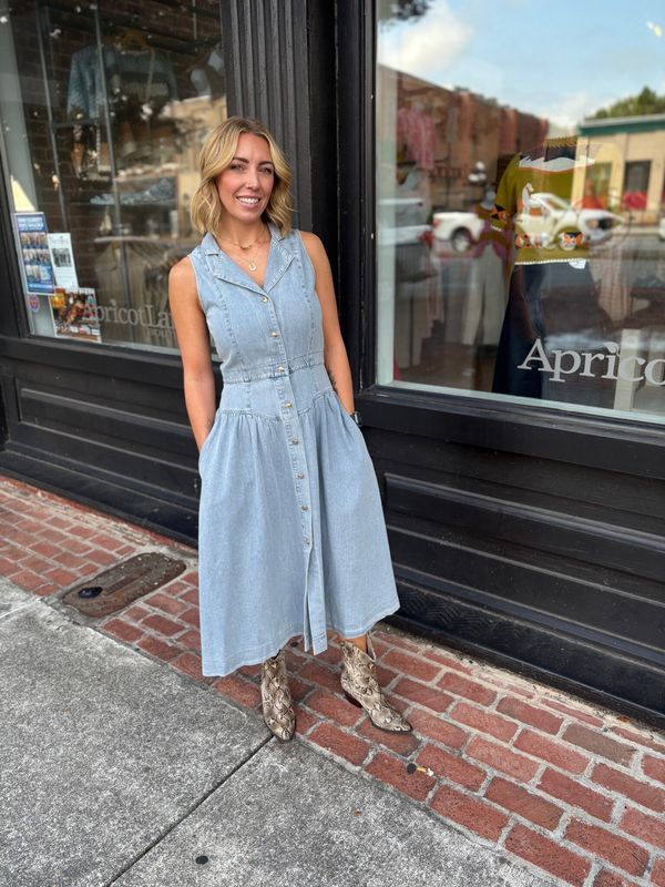 80&#39;S MAXI SHIRT MIDI DRESS